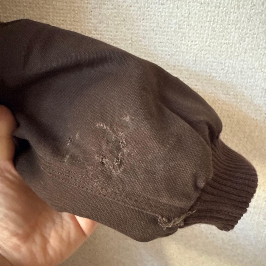 carhartt ダック　アクティブジャケット　ブラウン　7-8 130〜140