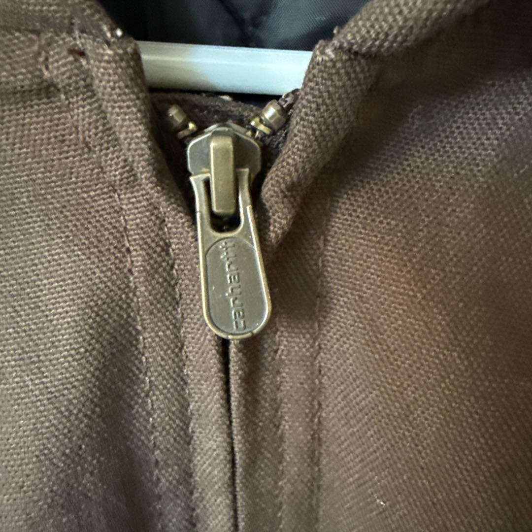 carhartt ダック　アクティブジャケット　ブラウン　7-8 130〜140