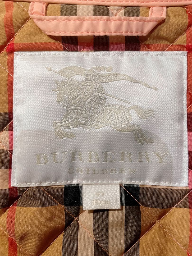Burberry バーバリー 子供服 女の子 キッズ 120 アウター ダウン