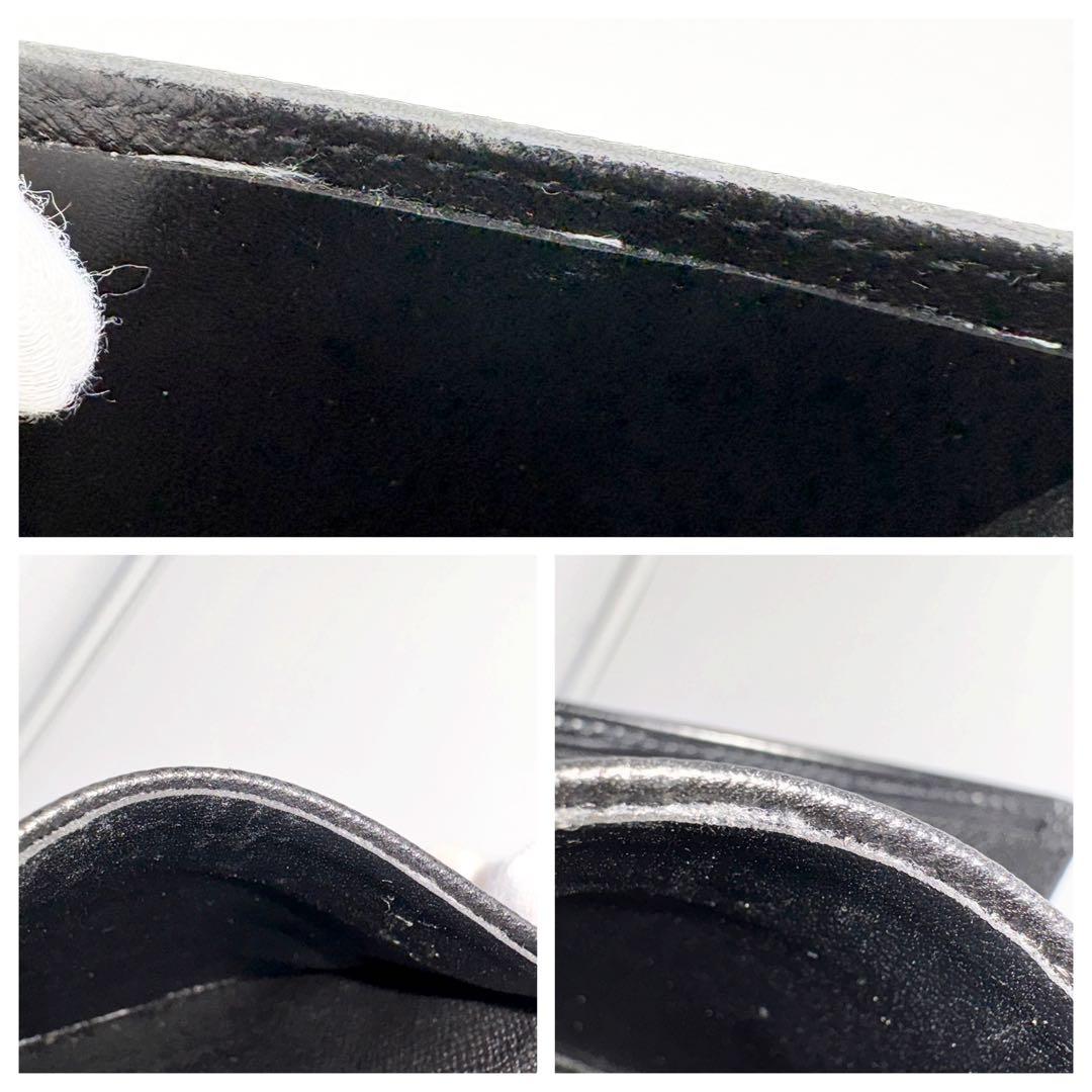 【良品】ルイヴィトン エピ ポルトモネ ビエ カルトクレディ Wホック 黒