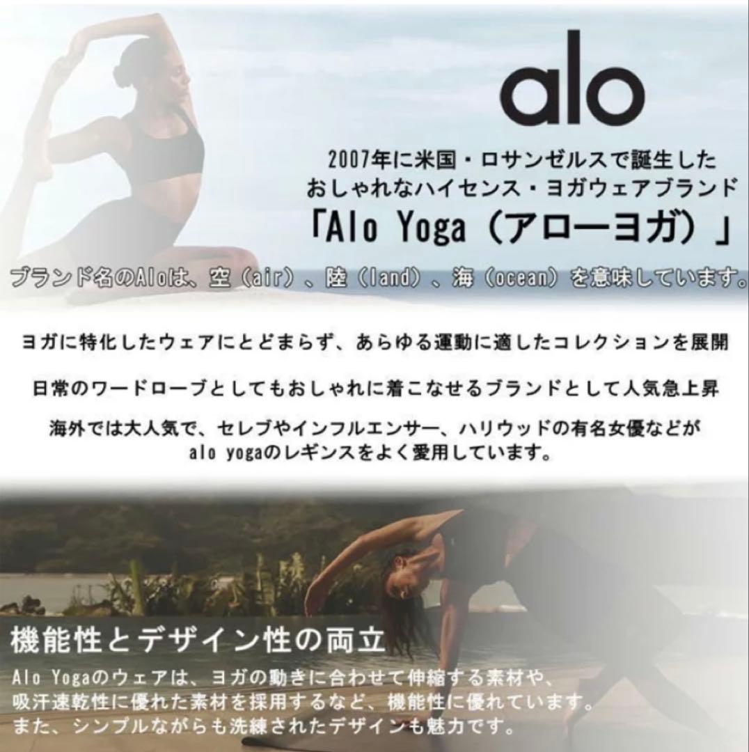 新品/alo ヨガ:ブラック ハーフジップ スウェット Lサイズ(男女兼用)