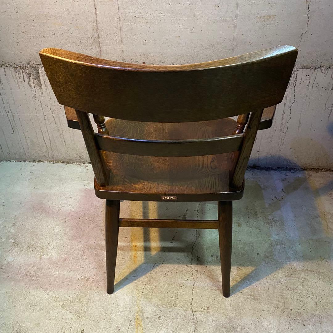 【美品】柏木工 ダイニング アーム　チェア WILDERNESS ウィルダネス②