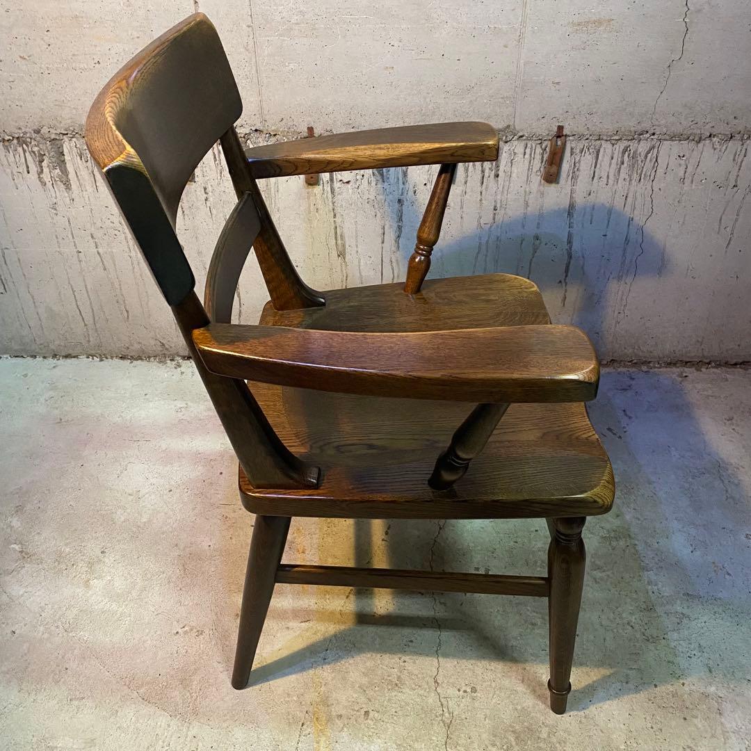 【美品】柏木工 ダイニング アーム　チェア WILDERNESS ウィルダネス②