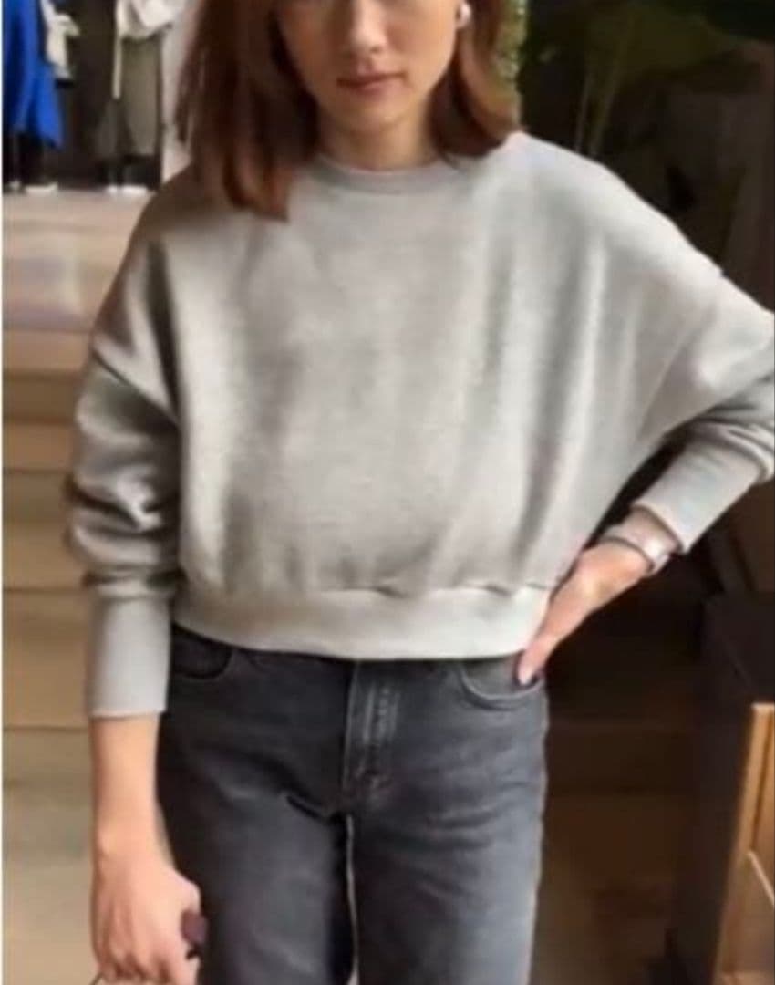 お値下げ！　aLORS paris スウェット ホワイト フリーサイズ　無地