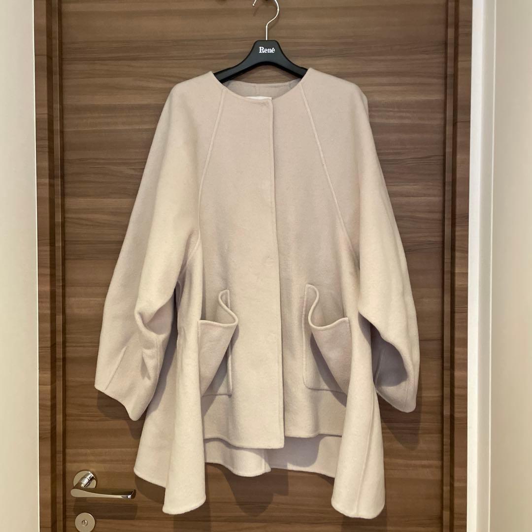 Mさま専用、ラブティックボンボン ライトラグラン フレア コート グレージュ