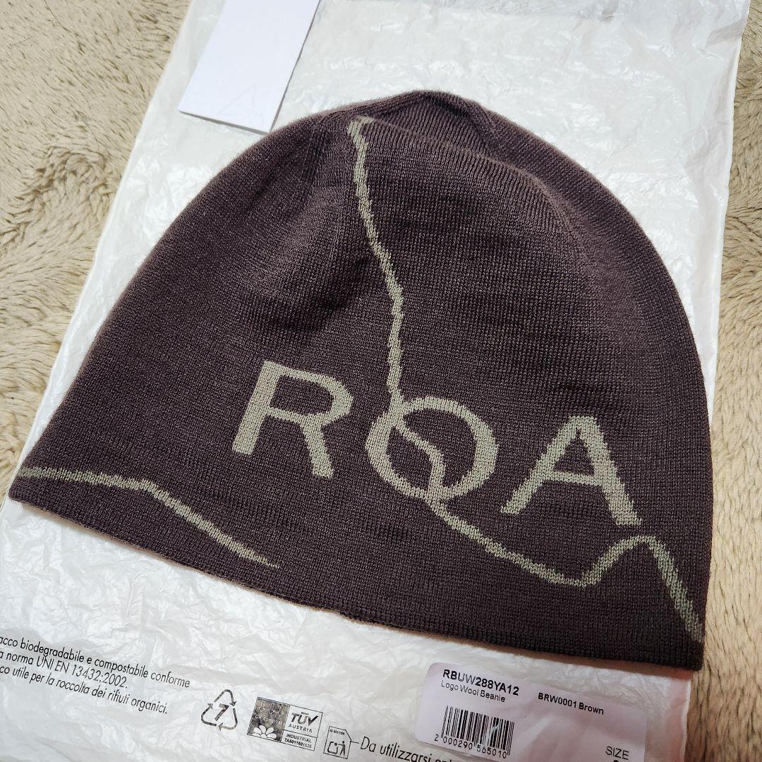 本日中まで　ROA wool logo beanie ビーニー