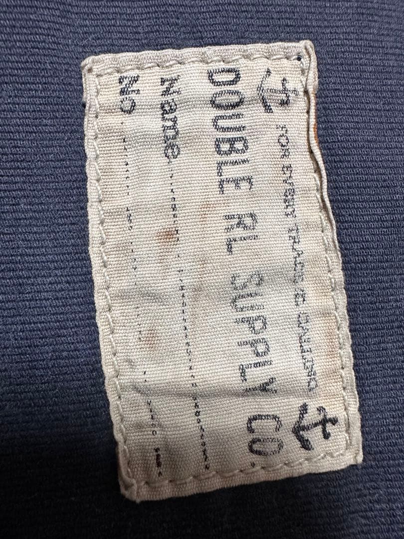 RRL ダブルアールエル ネイビー キャンバス バッグ