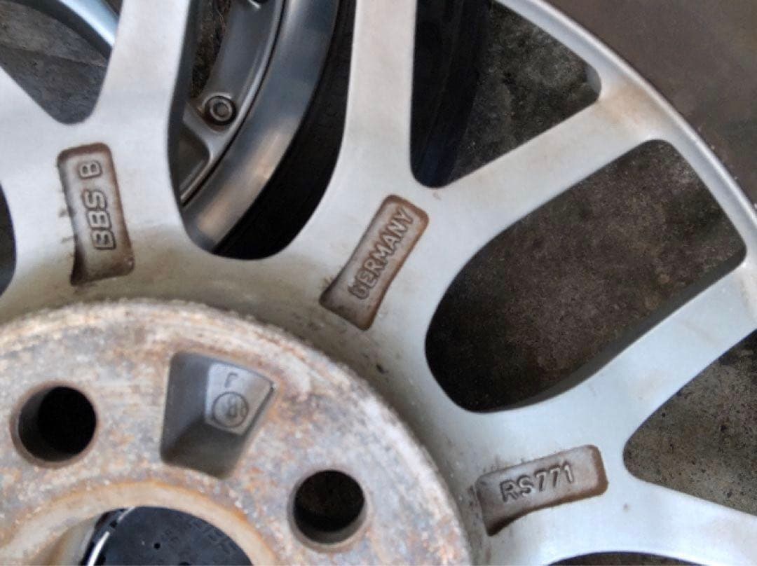【中古】4本 BBSアルミホイール RS771