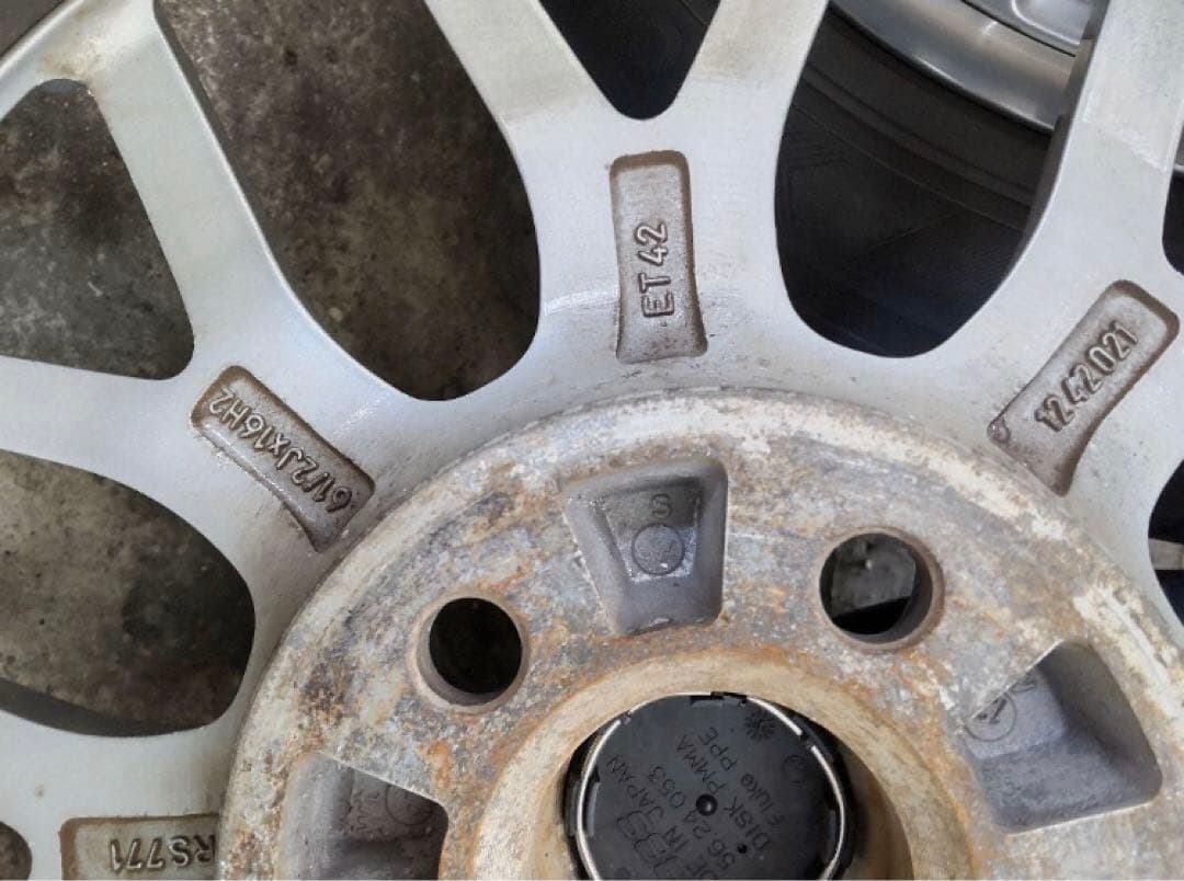 【中古】4本 BBSアルミホイール RS771