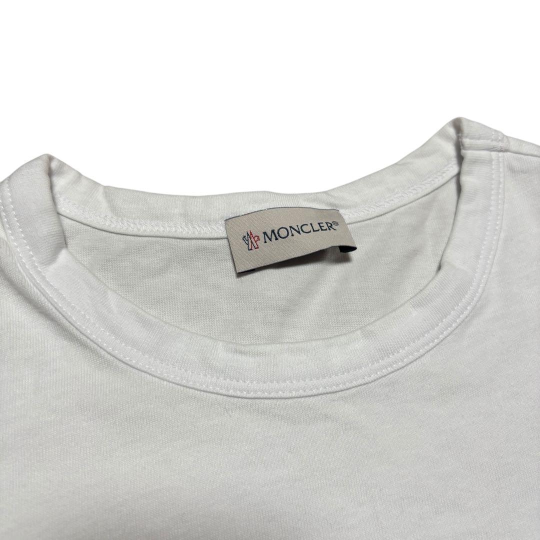 モンクレール　ロゴ　メッシュ　切替　Tシャツ　長袖　ロンT MONCLER