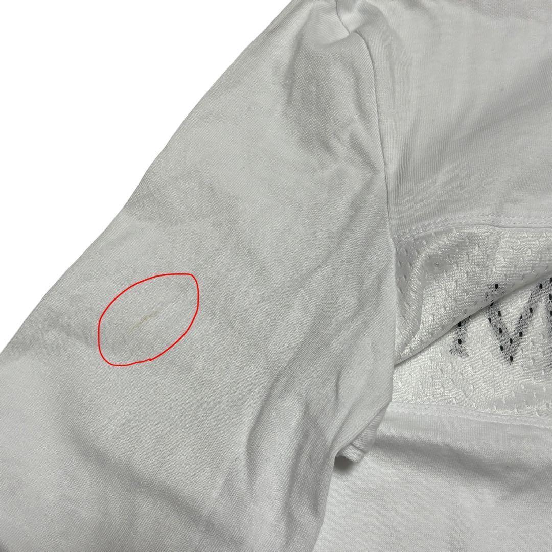 モンクレール　ロゴ　メッシュ　切替　Tシャツ　長袖　ロンT MONCLER