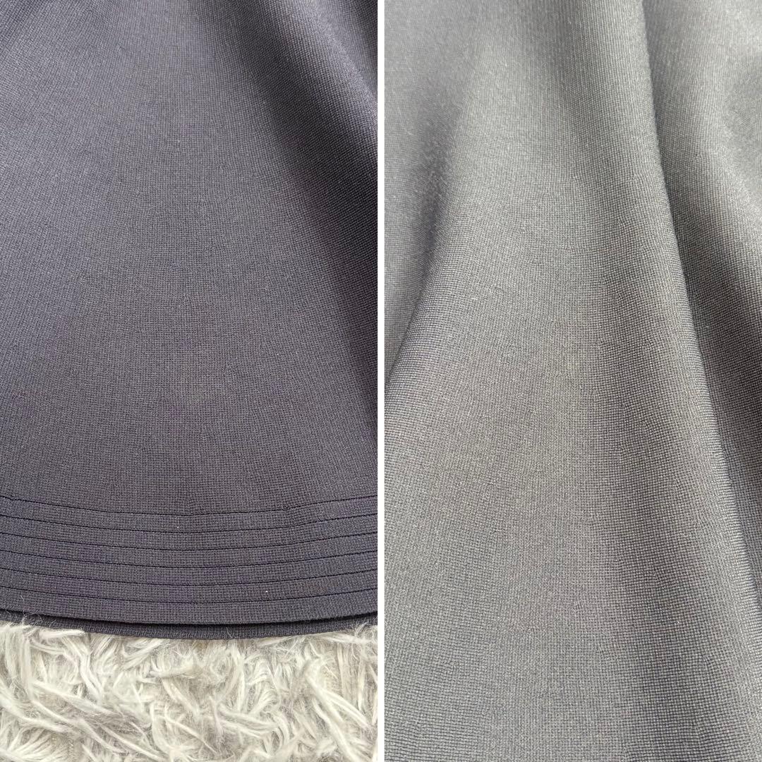 美品✨20年 フォクシー Tuberose ニットフレアワンピース ミッドナイト