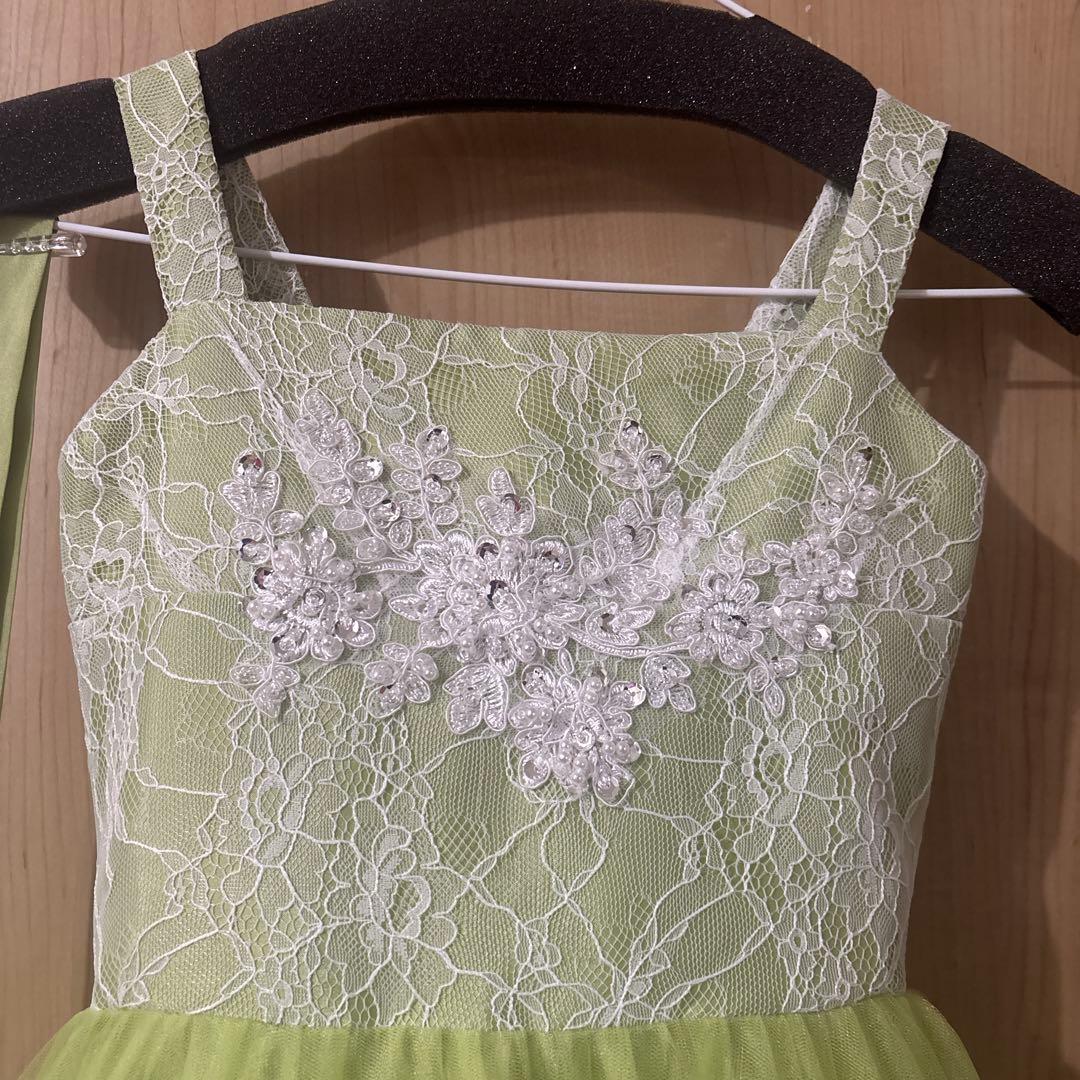 ⭐️VERYGENEベリージェネ 発表会 ライトグリーン ドレス 130 140