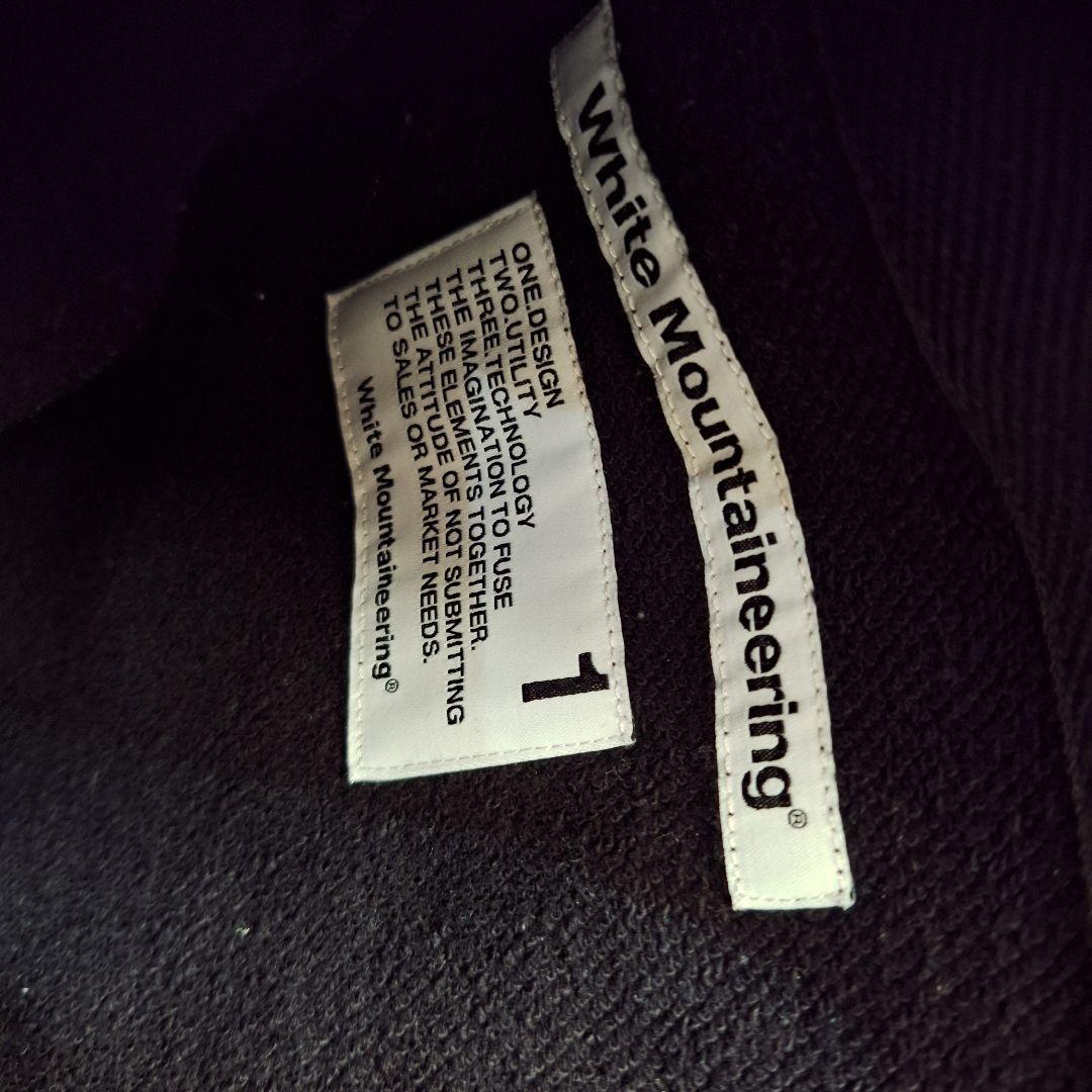 ホワイトマウンテニアリング 21AW ロゴ スウェットパンツ