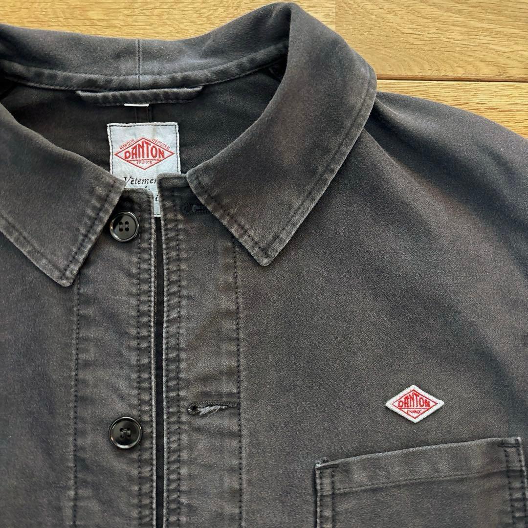 【極美品】DANTON ダントン カバーオール　ブラック　38