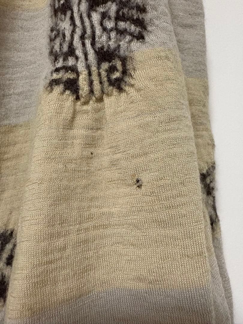 KAPITAL 縮絨ストール　ココペリ　ネイティブアメリカン柄