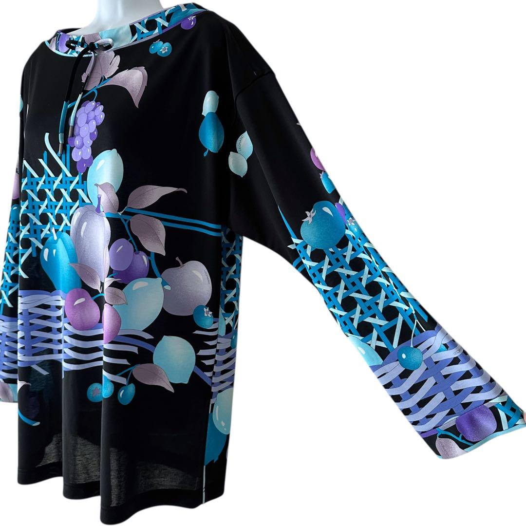 LEONARD SPORT フルーツ柄 チュニック 大きいサイズ 42