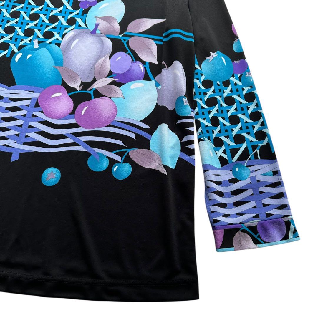 LEONARD SPORT フルーツ柄 チュニック 大きいサイズ 42