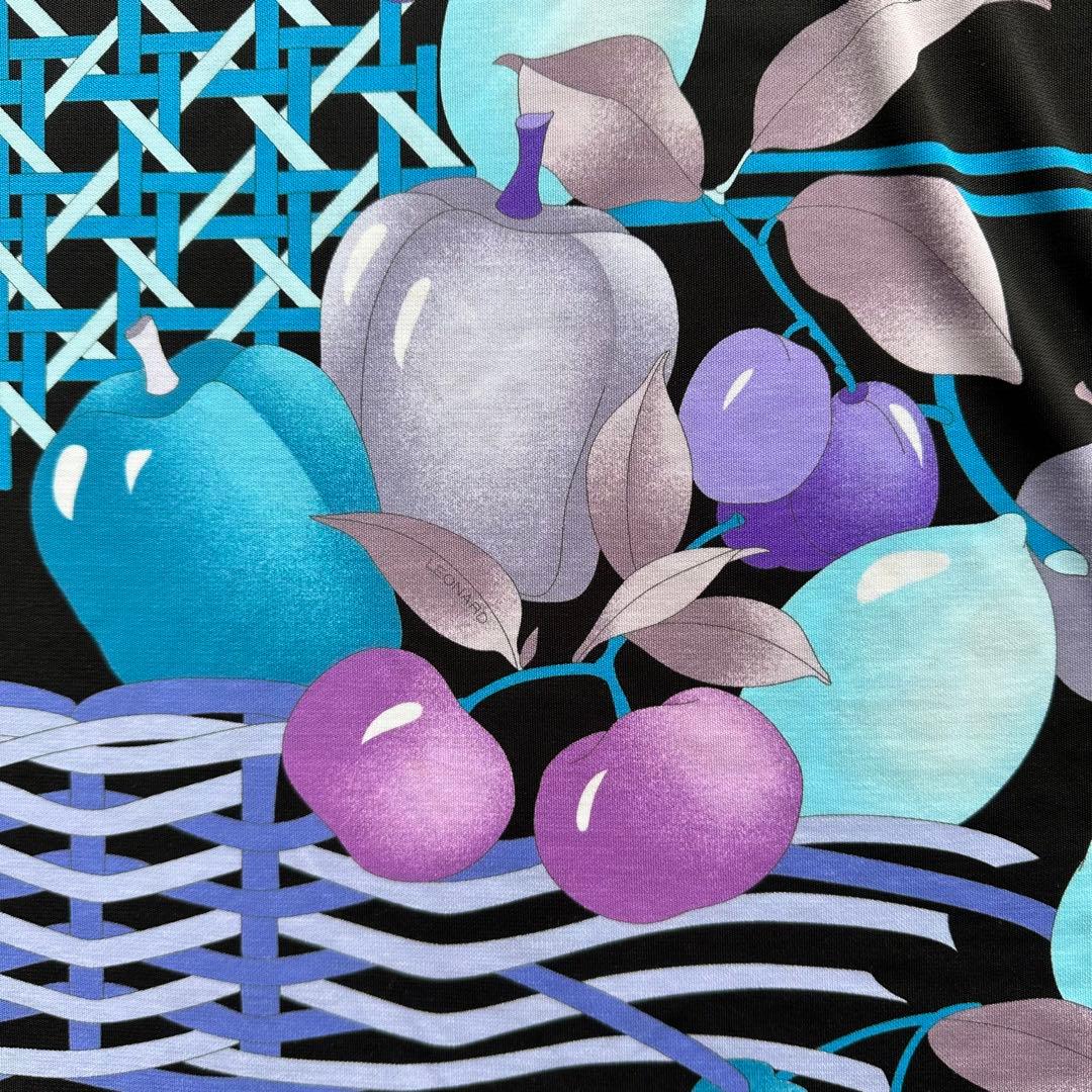 LEONARD SPORT フルーツ柄 チュニック 大きいサイズ 42