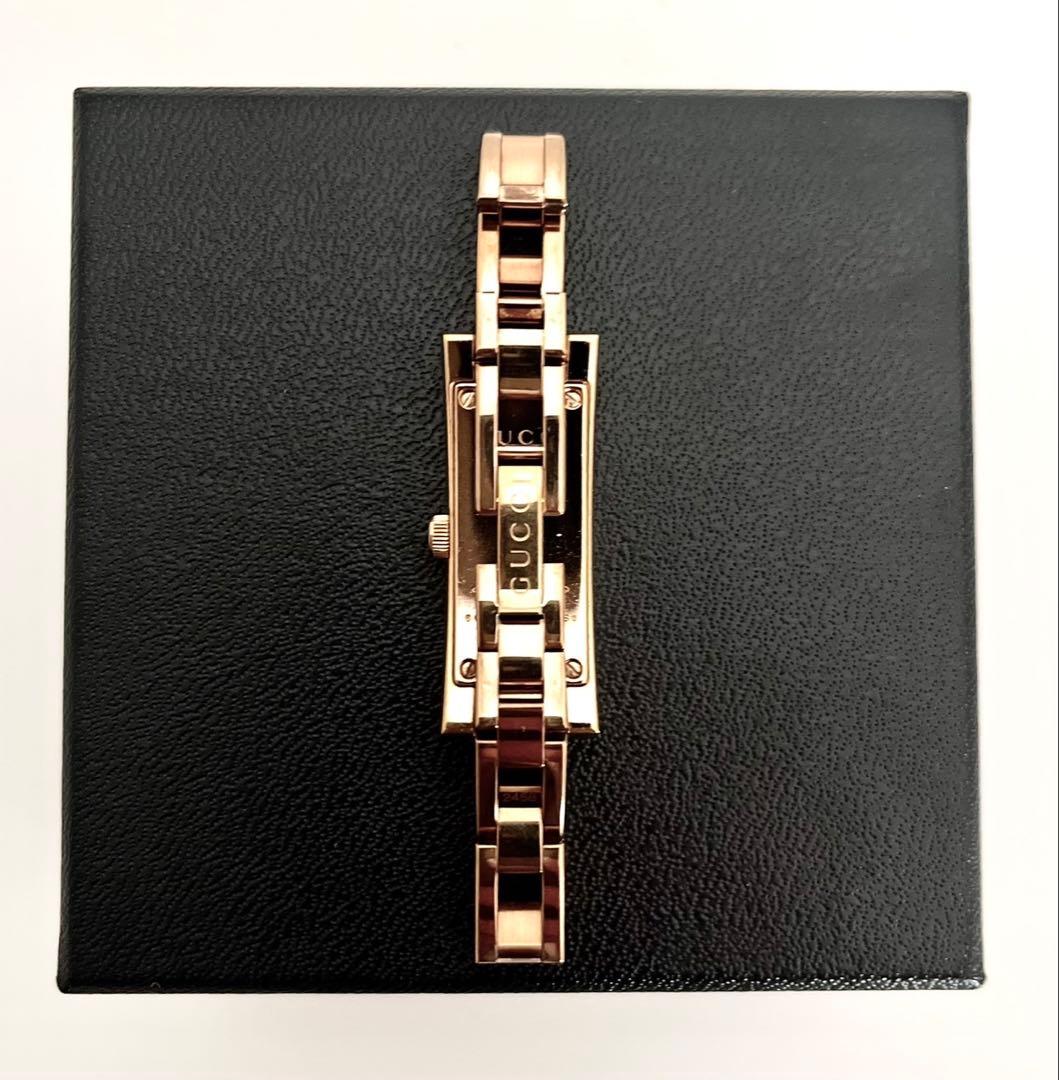 GUCCI レディース 腕時計 110シリーズ ゴールド シェル 電池交換済