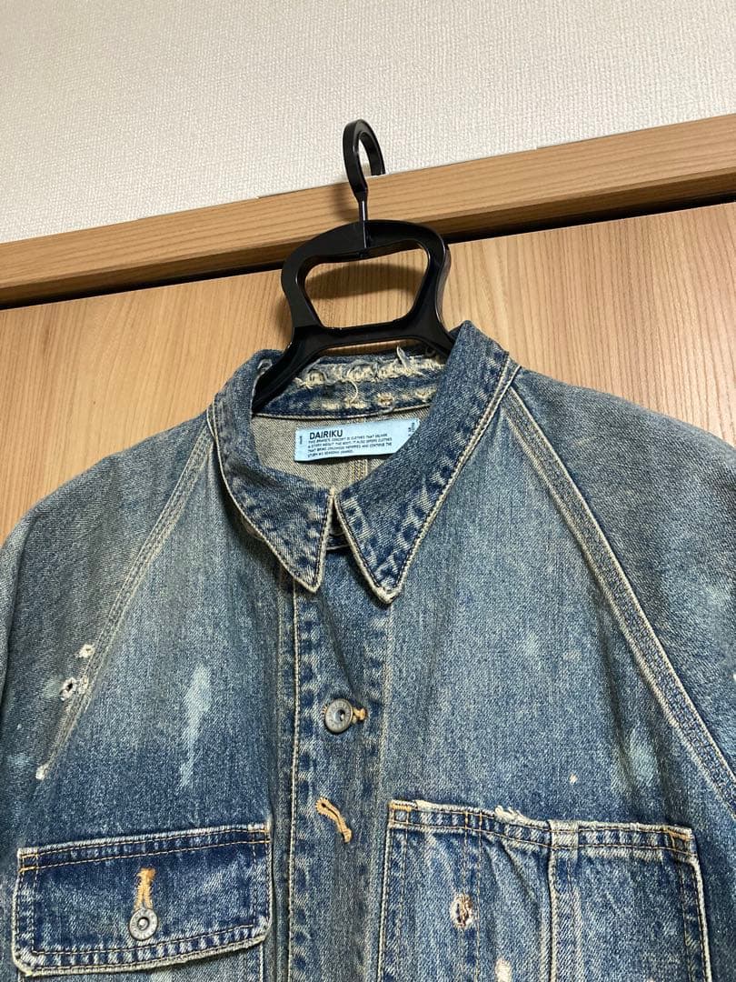ジャケット・アウター DAIRIKU 24SS Damage Denim Cover All