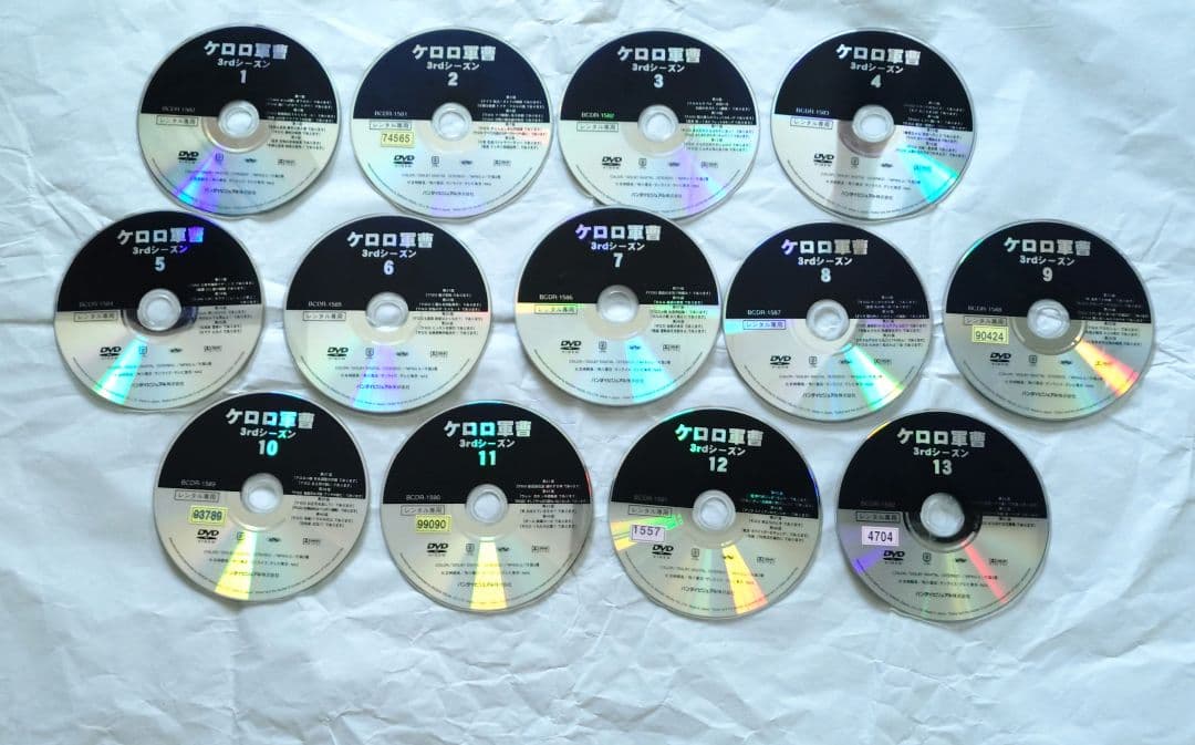 ケロロ軍曹 シーズン3~6 DVD全巻セット