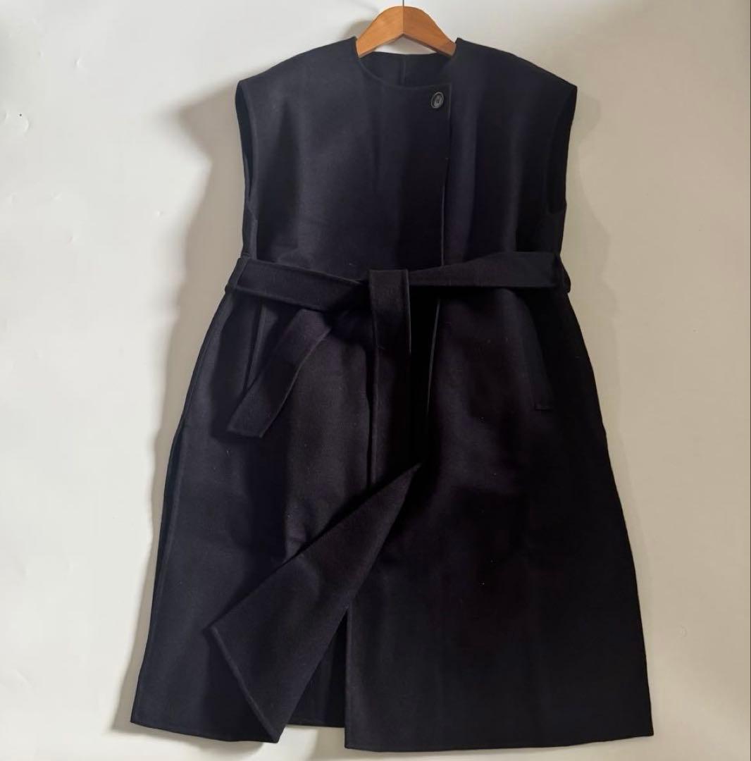 新品　23区 24AW S 小さいサイズ ウールリバー ジレ　ベスト