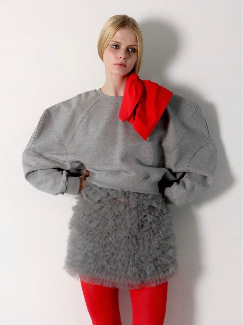 AMOMMA PUFF SLEEVE SWEAT パワーショルダー スウェット