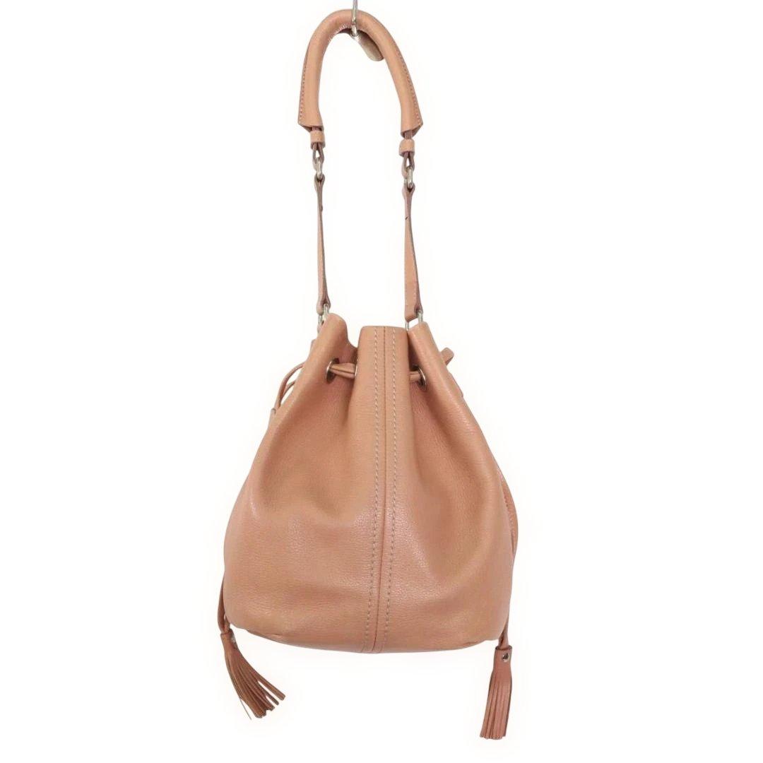 土屋鞄 クラルテ 巾着バッグ　ショルダー 牛革 上質レザー 斜め掛け　肩掛け