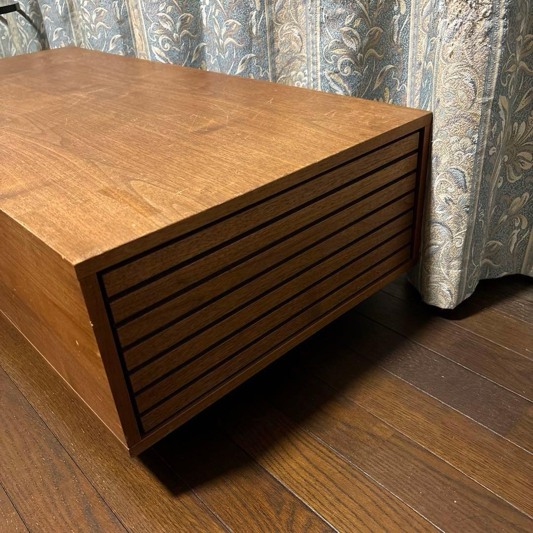 【良品】広松木工 VERA CREPA センターテーブル ウォールナット 収納