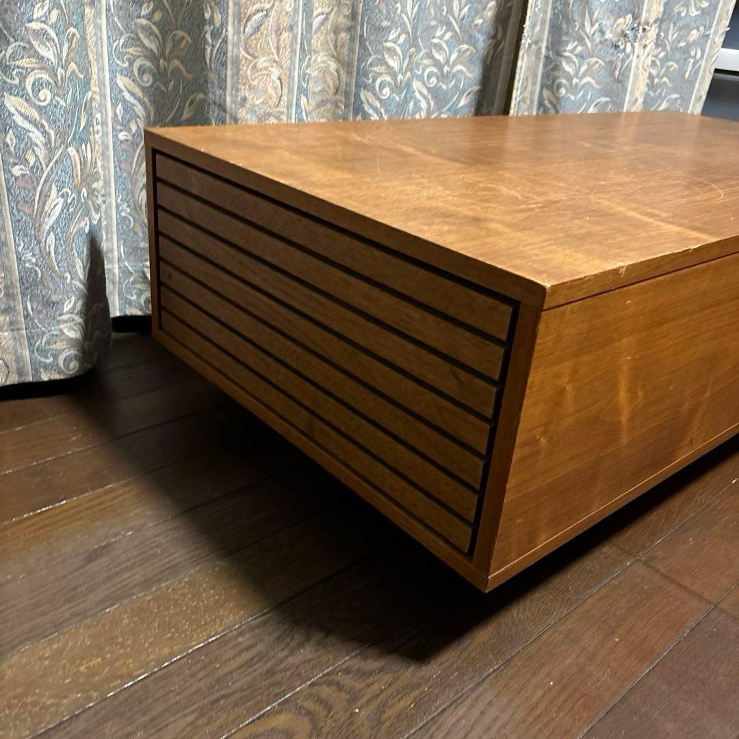 【良品】広松木工 VERA CREPA センターテーブル ウォールナット 収納