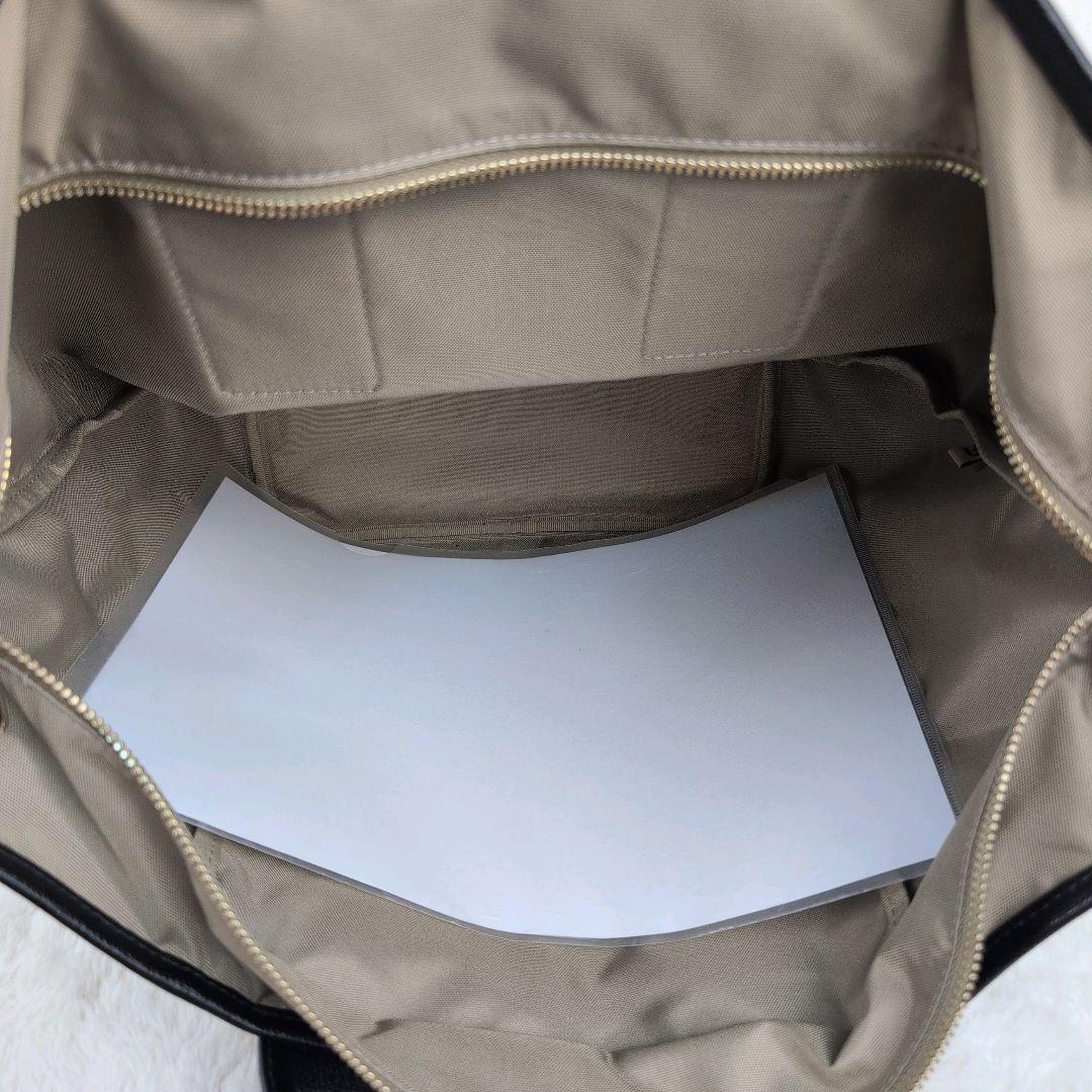 極美品✨️FURLA PIUMA L TOTE BAG A4収納 2way