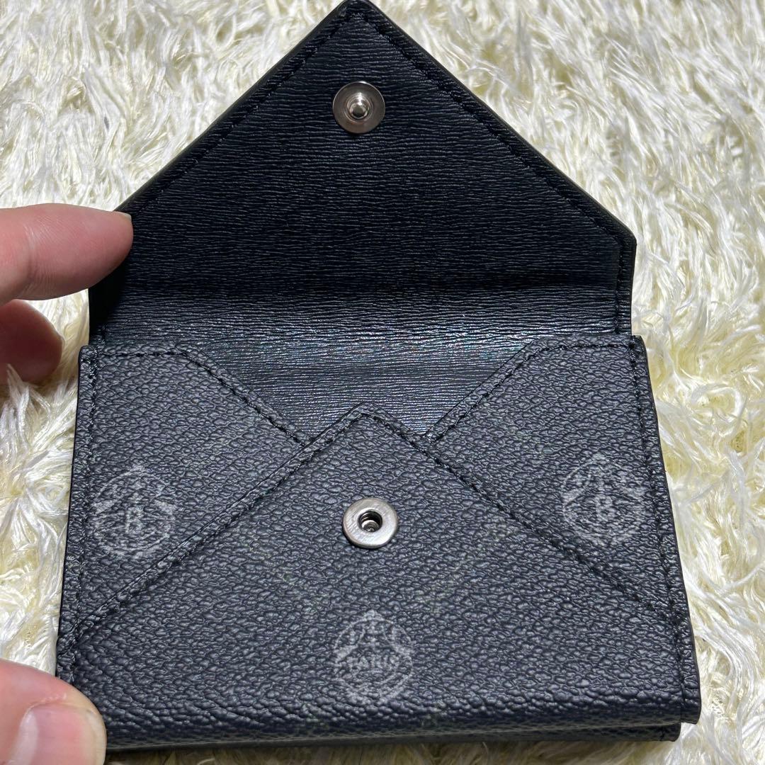 【未使用級】ベルルッティ　コンパクト財布　黒　エンベロップ　トライフォールド