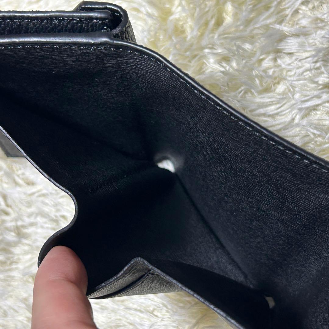 【未使用級】ベルルッティ　コンパクト財布　黒　エンベロップ　トライフォールド