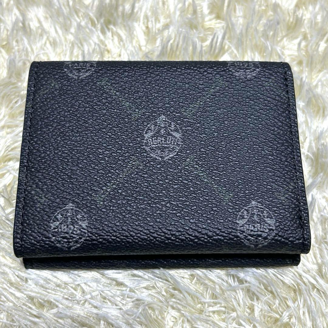 【未使用級】ベルルッティ　コンパクト財布　黒　エンベロップ　トライフォールド