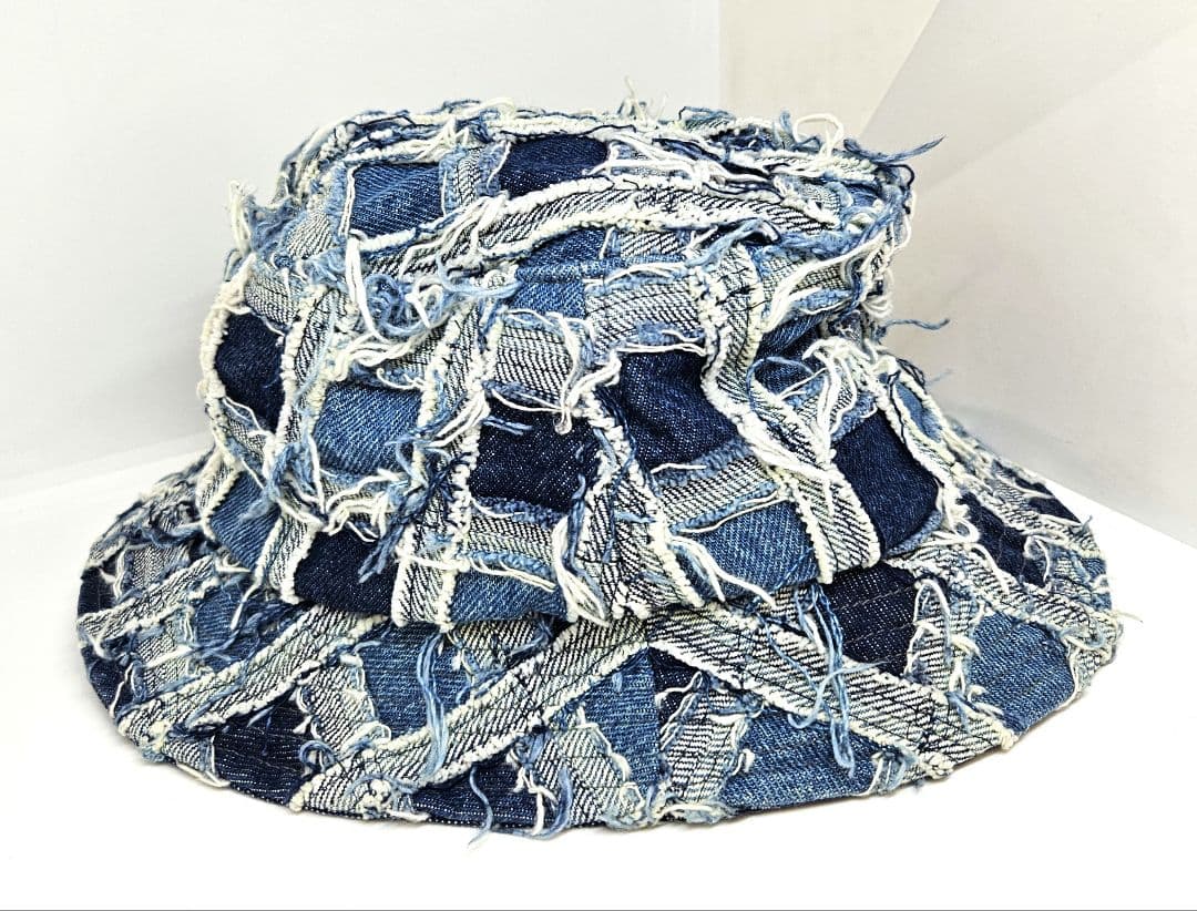 Supreme　シュプリーム　デニム　フリンジ　バケットハット　帽子