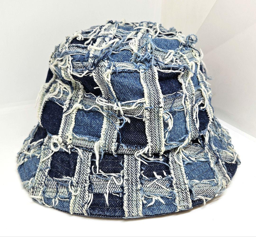 Supreme　シュプリーム　デニム　フリンジ　バケットハット　帽子