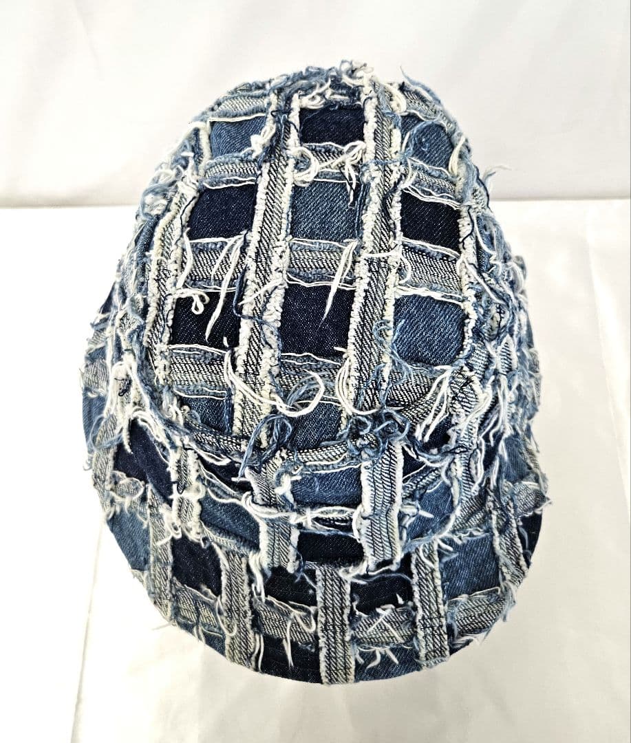 Supreme　シュプリーム　デニム　フリンジ　バケットハット　帽子