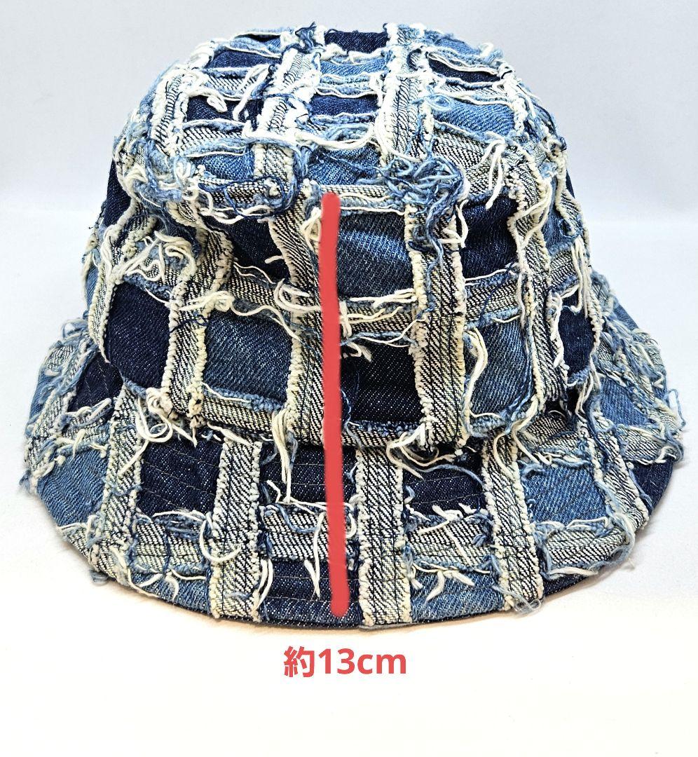 Supreme　シュプリーム　デニム　フリンジ　バケットハット　帽子