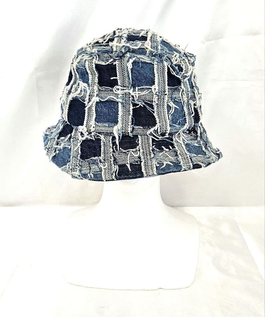 Supreme　シュプリーム　デニム　フリンジ　バケットハット　帽子