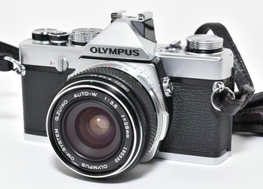 Olympus OM-1 フィルムカメラ 28mm F3.5 広角レンズ