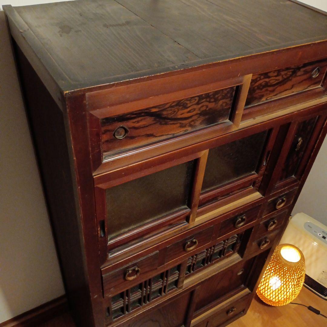 繊細な水屋　和箪笥　キャビネット