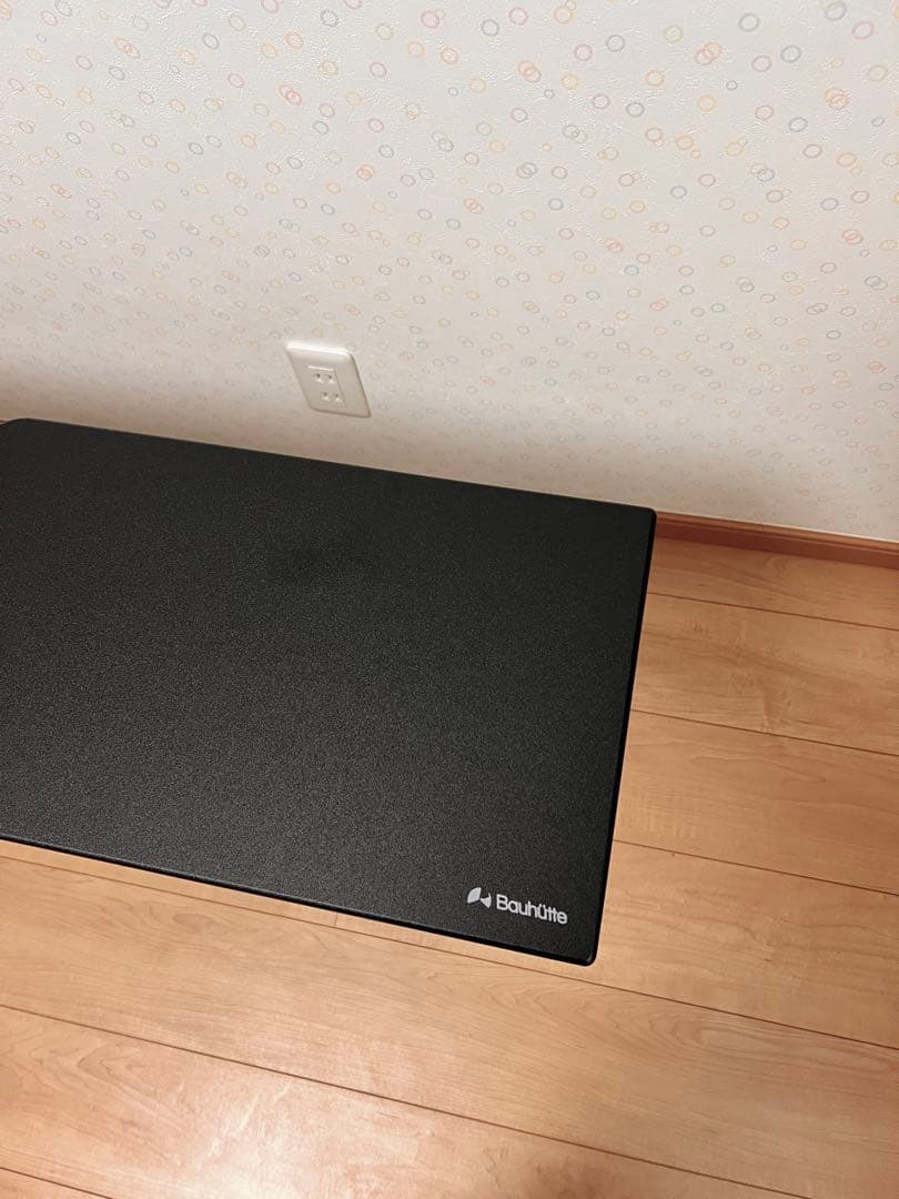 【ユキ】Bauhütte デスク ブラック BHC-1200H-BK