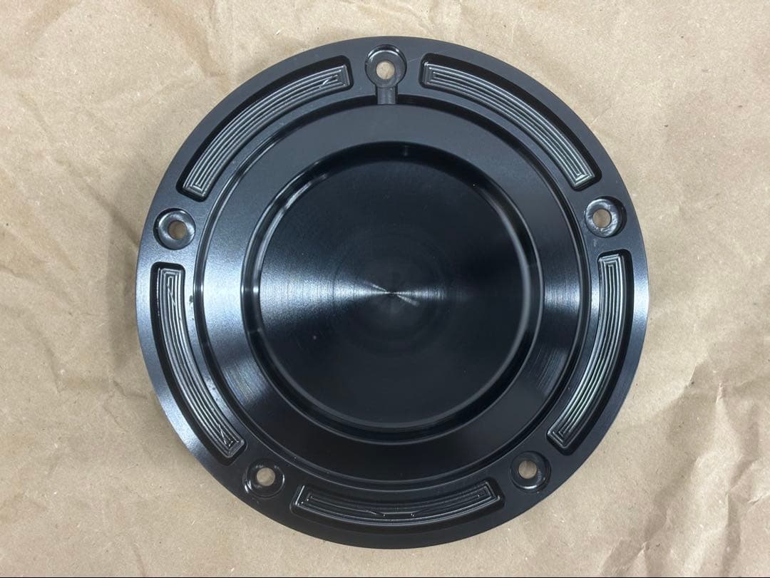 ハーレー純正 ダービーカバー エンパイアコレクション ブラック M8ソフテイル