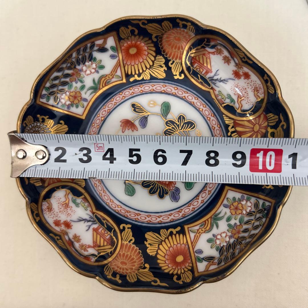 其泉　小皿　５枚組　醤油皿　金彩