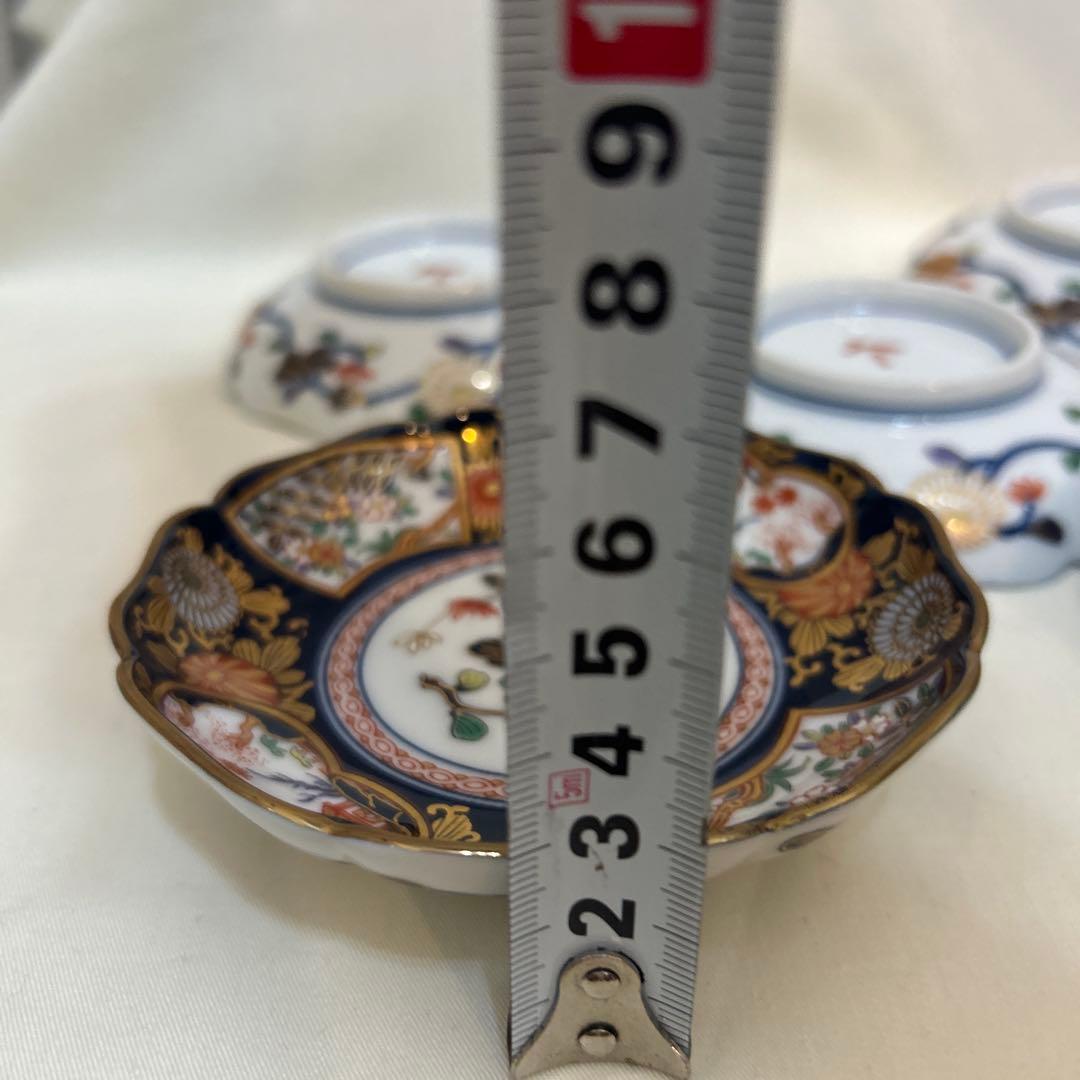 其泉　小皿　５枚組　醤油皿　金彩