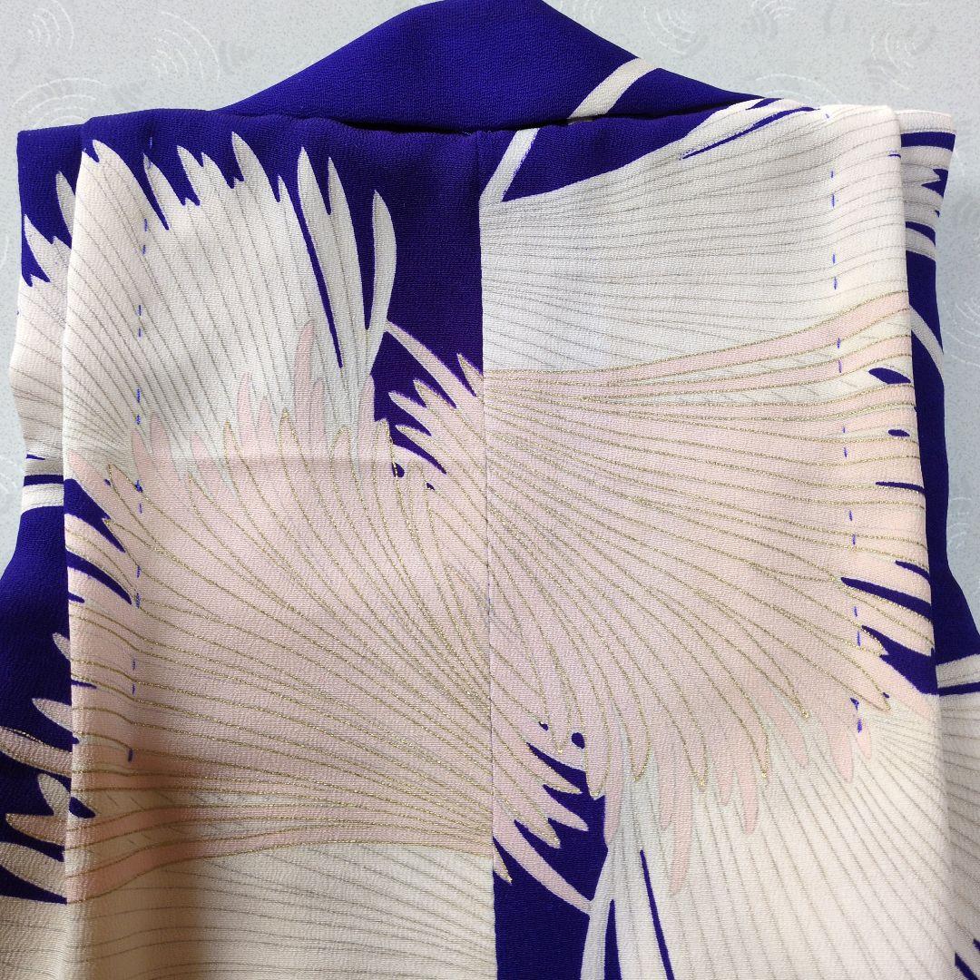 七五三３歳女の子正絹アンティーク柄手縫いの被布(中綿無し）