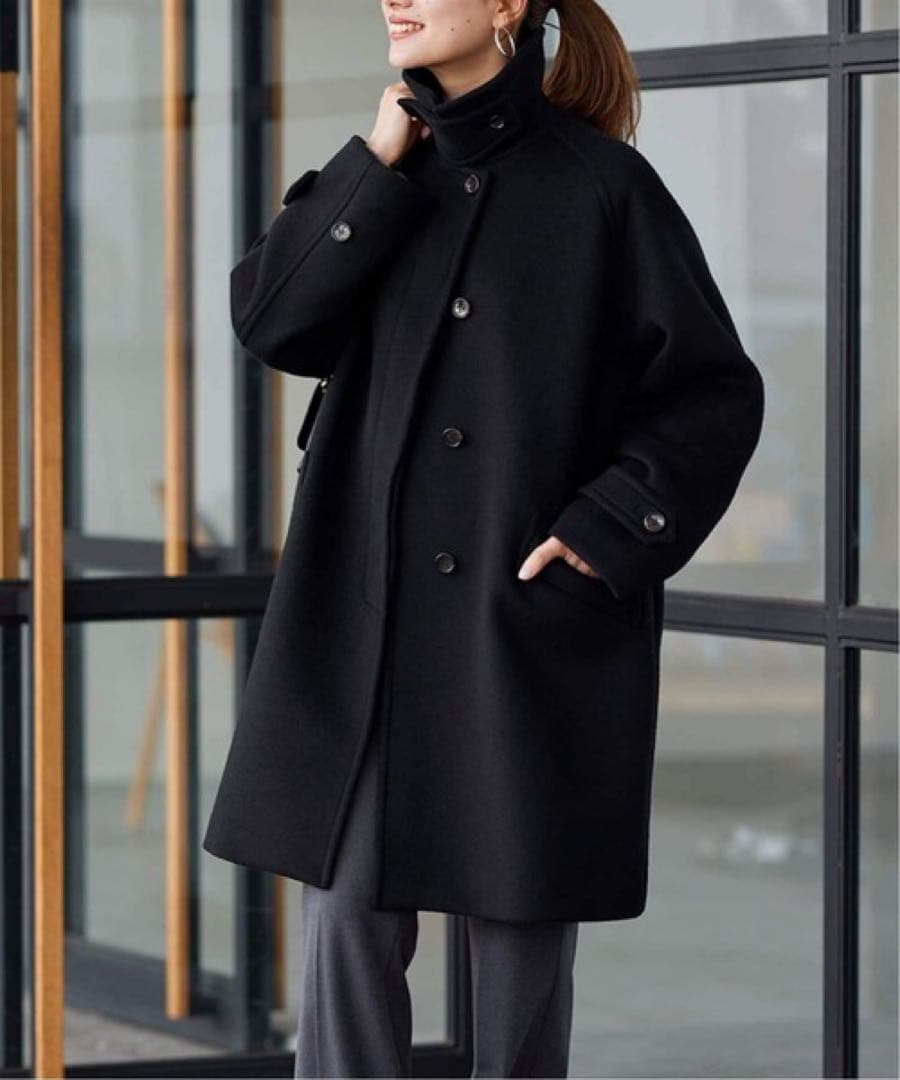 FRAMeWORK フレームワーク ラムウールMIXシャルムバルカラーコート