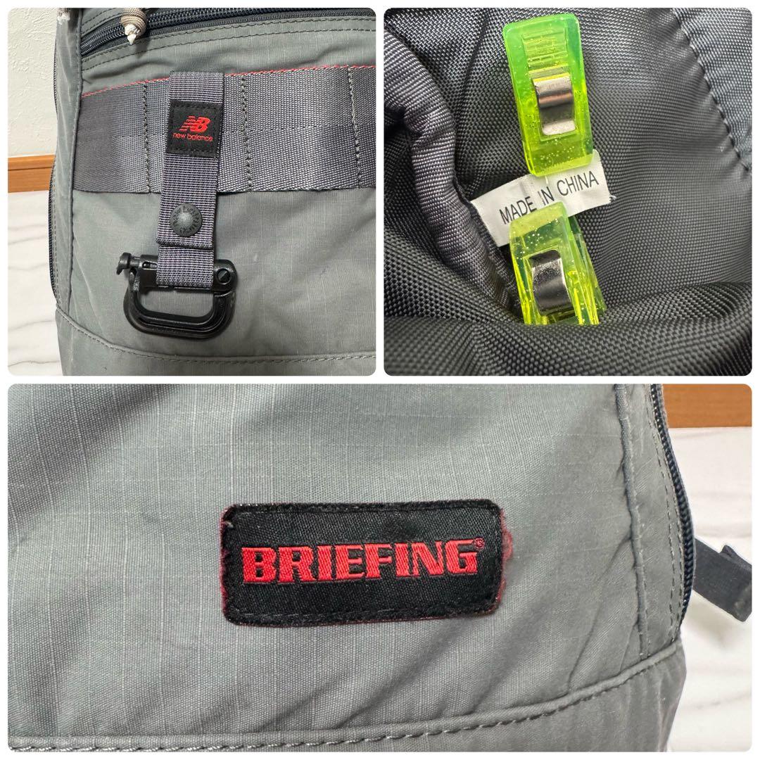 NEW BALANCExBRIEFING FORCE M MW リュック グレー