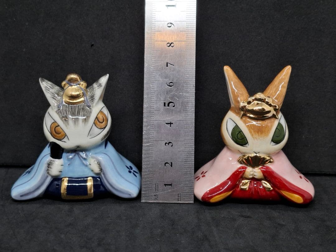 わちふぃーるど　陶器・雛人形　化粧箱付き